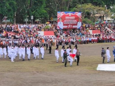 Tujuh Peserta Paskibra HUT RI Kabupaten Ende dari MAN Ende