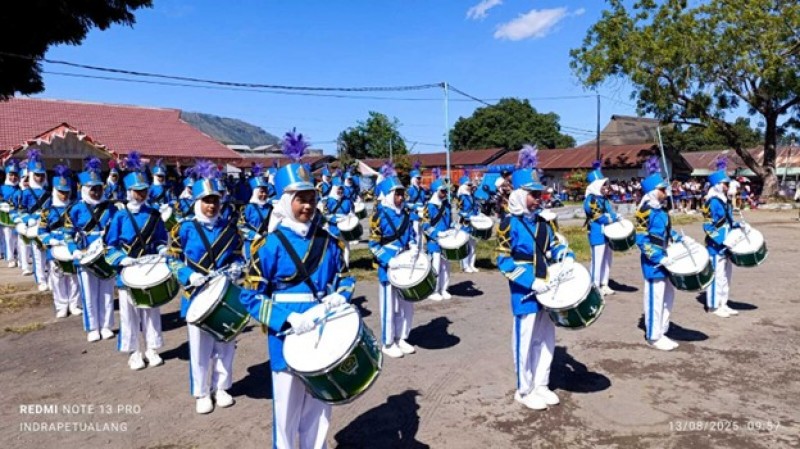 GCA MAN Ende Tampil Memukau Pada Lomba Marching Band Dalam Rangka Memperingati  HUT RI ke-80