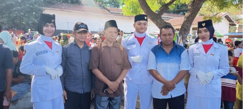 Tiga Orang Petugas Paskibraka MAN Ende Sukses Jalankan Tugas Negara Pada Peringatan HUT RI ke-80 di Lapangan Pancasila Ende
