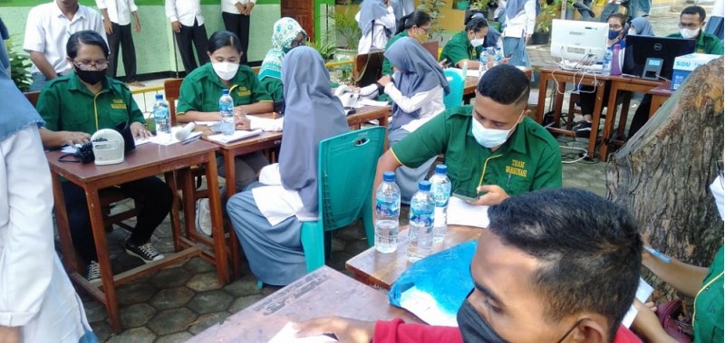 500 Siswa MAN Ende Kembali Terima Vaksin Tahap 1