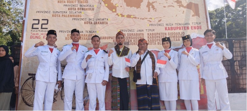 Tujuh Orang Peserta Didik MAN Ende Jadi Petugas Paskib Pada Harlah Pancasila