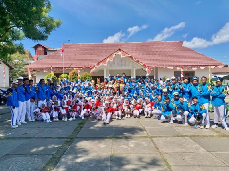 GCA MAN Ende Raih Juara 1 Pada Lomba Marching Band SMP/Sederajat dan SMA/Sederajat  Dalam Rangka Memperingati HUT RI ke-80