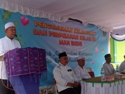 Luluskan 100% Peserta Didik, MAN Ende Adakan Syukuran