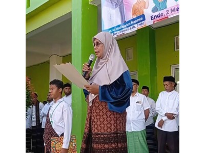 Peringatan Hardiknas di MAN Ende: Kasi Pendis, Hj. Ani Mapawa: Semua kita harus disiplin!