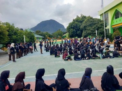 DKA Pangkalan MAN Ende Gelar Kegiatan Penerimaan Tamu Ambalan