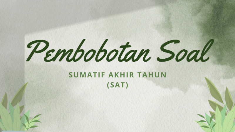 PEMBOBOTAN SOAL