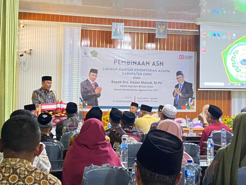 Kamad, CPNS dan PPPK MAN Ende Ikut Pembinaan ASN