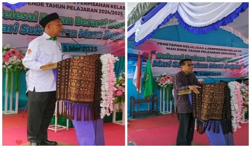 MAN Ende Gelar Penetapan Kelulusan dan Perpisahan Siswa/i Kelas XII T.P 2024/2025