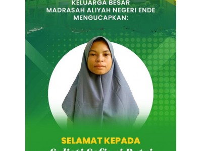 Siswi MAN Ende Ke Tingkat Nasional