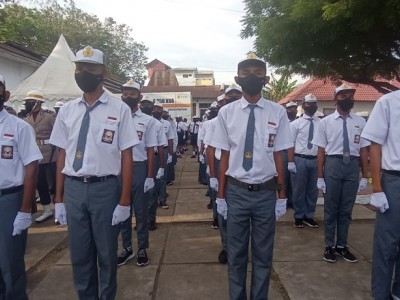 Siswa-Siswi MAN Ende Ikuti Upacara Hari Lahir Pancasila