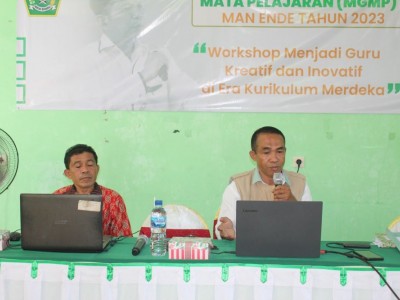 Sambut Ajaran Baru MAN Ende Gelar MGMP
