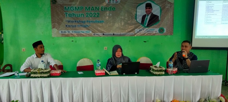 Tingkatkan Keterampilan Guru, MAN Ende Hadirkan Pemateri tingkat Nasional